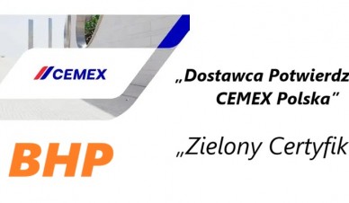 EkoPaliwa Chełm Sp. z o.o. utrzymują status  „Dostawca Potwierdzony CEMEX Polska”